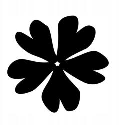  Autós matrica virág 5 szirmú