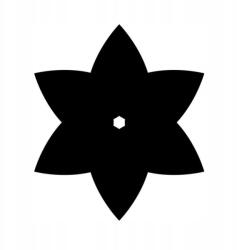  Autós matrica virág grafika