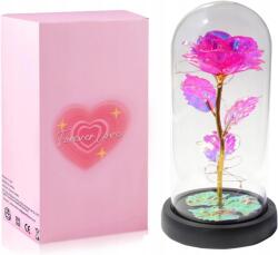  Örök Rózsa Üvegburában Nőnapra Valentin Napra Piros Virágok Üveg Búra