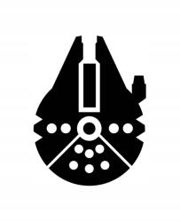  Autós matrica űrhajó 7x 10 x 15cm