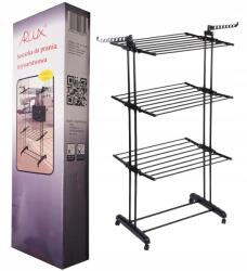 Arlux Álló ruhaszárító fehérneműhöz Fekete Full Black 60kg MXXXL (CDR_3L_45_BB_Arlux) Ruhaszárító