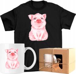  Bögre szett Póló Malac Kedves Gyerek 2 Kész Ajándék 104 (AP45.227.104)