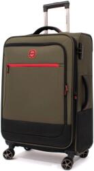 Ella Icon Troler Ella Icon Shadow cu 4 roti duble, Textil, 80x47x29 cm, Kaki Valiza