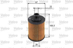 VALEO Filtru ulei VALEO 586530 (586530) - fixbox
