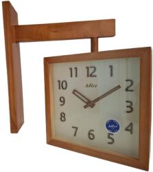 Adler Ceas de perete Adler cu doua fete, lemn 30304 Stejar