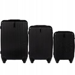Wings 3 Db-os Bőrönd Szett Wings Egret TR058 Black utazópoggyász szett (TR058-3KPL-BLACK)