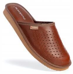 PanSzew Férfi Bőr Papucs, Benti Klumpa, Bőr Lábbelik