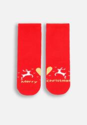 Coccodrillo Karácsonyi Gyerek Zokni Piros Rénszarvassal 033/036 Coccodrillo ZC4 (5904986453773)