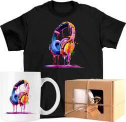  Bögre szett Póló Fejhallgató headphones art 1 Kész Ajándék 140 (AP46.79.140)