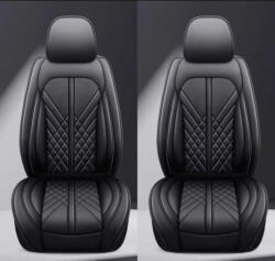  Volvo XC90 11 részes Prémium minőségű Műbőr üléshuzat szett - Légzsákos - Osztható - Fekete színben (AL-02157XC90)