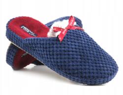 American Club Női Papucs American SL13/23 Puha Szövet Meleg Otthoni Cipő Sötétkék (SL 13/23)