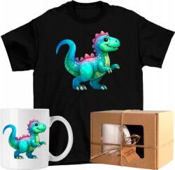  Póló szett Dino Gyerek Bögre Színes 1 Kész Ajándék