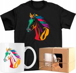  Bögre szett Póló Ló Virágok Művészet 3 Kész Ajándék 104 (AP45.74.104)