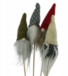 Filc manók a csúcson 4 db gnóm manó karácsonyi figura nád (381765)