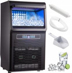 Vevor Kereskedelmi Jégkockakészítő 70LBS Szabadon Álló Gép 36 Kocka (TKJAT25F220V)