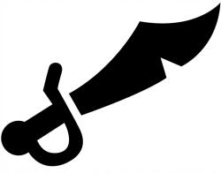  Autós matrica kard szablya 4e 12cm x 15cm