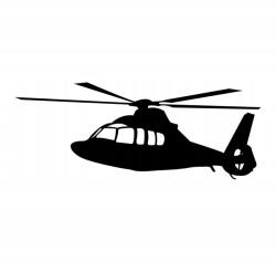 Autós matrica helikopter repülőgép