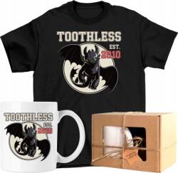  Bögre szett Póló Sárkány mese fogatlan Kész Ajándék 104 (AP54.43.104)