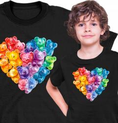  Gyerek Póló Gyümölcsös mackók 4 Fekete 104 (AP54.79.104)