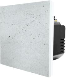 Luxion Intrerupator Dublu Cap Scara / Cruce cu Touch din Marmura LUXION, Serie A