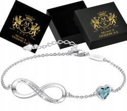 Mennica Świdnicka Karkötő Ezüst 925 Szív Ajándék Női Celeb Gyönyörű