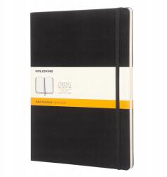 Moleskine kemény vonalas vázlatfüzet, fekete, XL (QP090)
