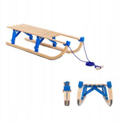VT SPORT Gyerek összecsukható szánkó, kék, 100cm, fa, fém (DKV 73100)
