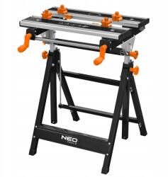 NEO TOOLS Műhelyasztal, állítható, alumínium 60 x 58 x 77-107 cm (44-700)