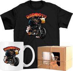  Bögre szett Póló Biker Motorkerékpár 2 Kész Ajándék 140 (AP52.5.140)