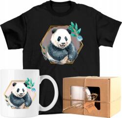  Bögre szett Póló Panda vicces Kedves 3 Kész Ajándék 140 (AP45.126.140)