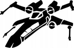  Autós matrica űrhajó 15cm x 6cm