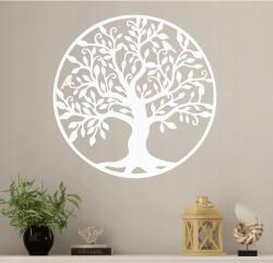  Fa fali dekoráció életfa motívummal, 70 cm, fehér (HDFK0206 70 cm Bílá)