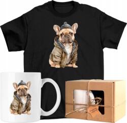  Bögre szett Póló Bulldog Mopsz Kutya 5 Kész Ajándék Xs (AP45.17.XS)