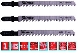 MTX T101D 3db-os professional dekopír fűrészlap fához (782029) - jooszerszam
