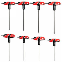 TOYA 8 részes 2, 5-10mm gömbfejű imbusz T-kulcs készlet (YT-05597)