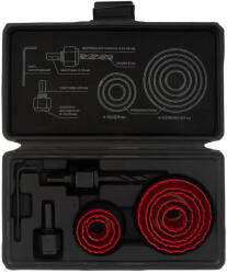 MTX 19-64mm 11 részes fa körkivágó szett kofferben (704739) - jooszerszam