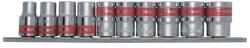 MTX 4-13mm 1/4 hatlapfejű dugókulcs készlet 10db (135599) - jooszerszam