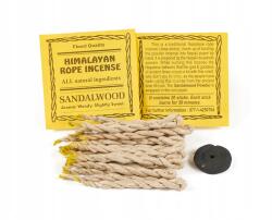  Zsinóros füstölők Himalayan Sandalwood szantálfa füstölők Nepal (rope incense himalayan sandalwood)