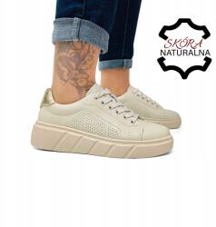  Bézs Szélesebb Nagyon Puha Sportcipő Vastag Talppal 38-AS (EVE6872-01-SK-G1/2)