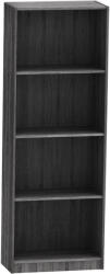 PAKOWORLD Biblioteca Presley, Gri inchis - Sonoma, 60x30x167 cm (248-000009) Biblioteca
