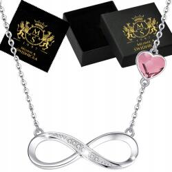 Mennica Świdnicka Nyaklánc Ezüst 925 Lánc Infinity Szív Ajándék