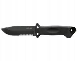Gerber Taktikai kés Gerber Lmf II Black Full-Tang Katonai túlélő tok (31-003661)