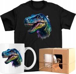  Bögre szett Póló Dino Dinoszaurusz trex 03 Kész Ajándék 116 (AP46.5.116)