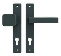 K05G mâner-mâner sferic stâng pentru poartă Antracit 90mm Fixă stânga (3064K22784)
