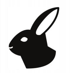  Autós matrica nyuszi