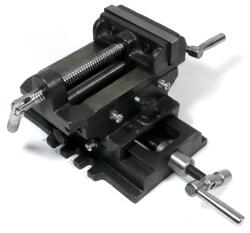 MAR-POL Kéttengelyes Keresztszemes Gépi Satu 125mm Esztergagép (IMADŁO)