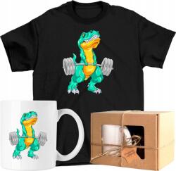  Bögre szett Póló Dinoszaurusz Dino Edzőterem Sport Kész Ajándék Xs (AP45.21.XS)