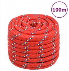 VidaXL Vitorláskötél, piros, 20 mm, 100 m, polipropilén (8720287127017)