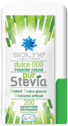 BioSunLine Indulcitor natural Pur Stevia Dulce 000, 200 comprimate efervescente, BioSunLine