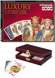 Piatnik Luxus kártyák fából készült dobozban Ajándék